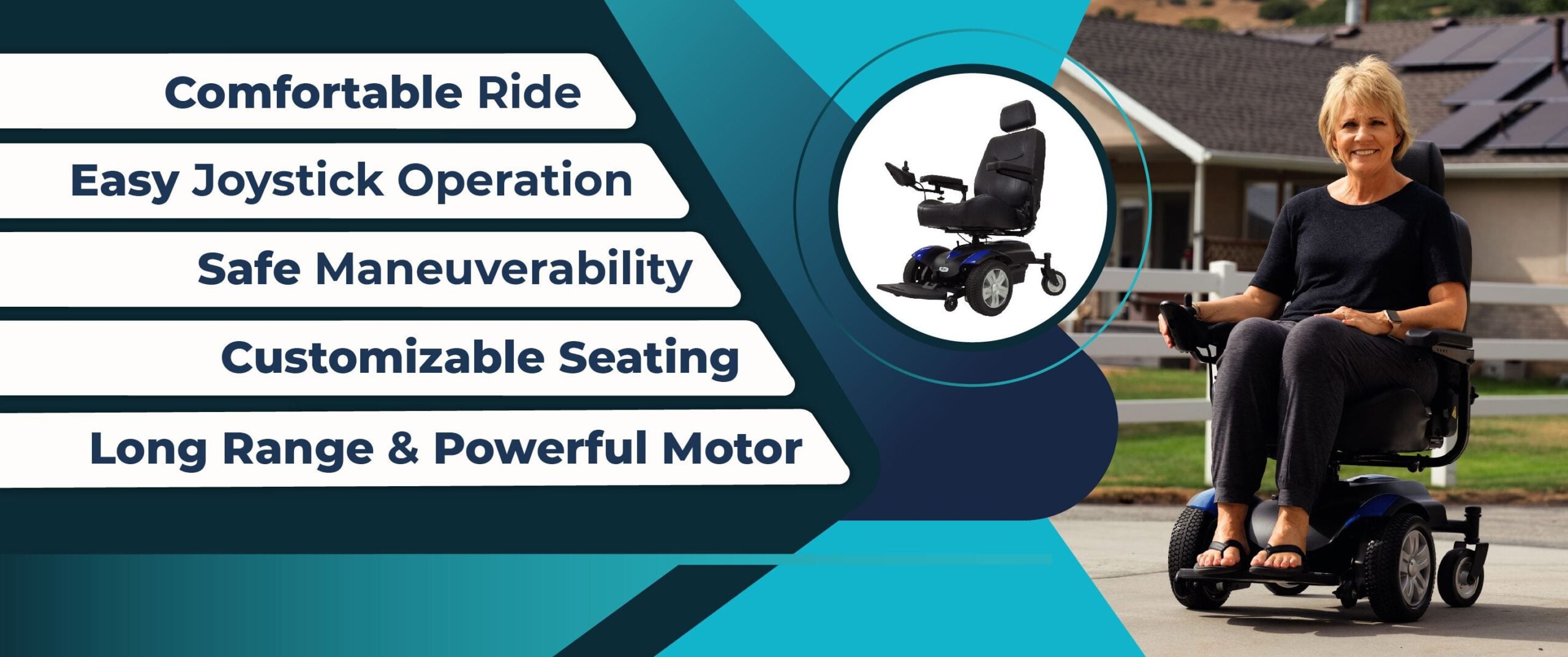 Vive Electric Wheelchair Model V - Image 3