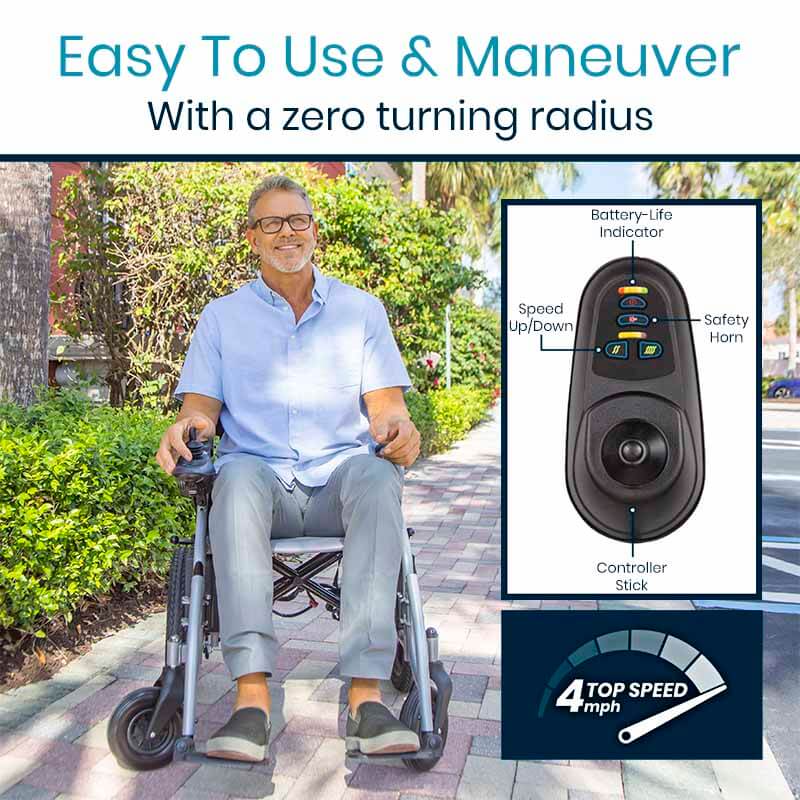 Vive Compact Power Wheelchair - Image 4